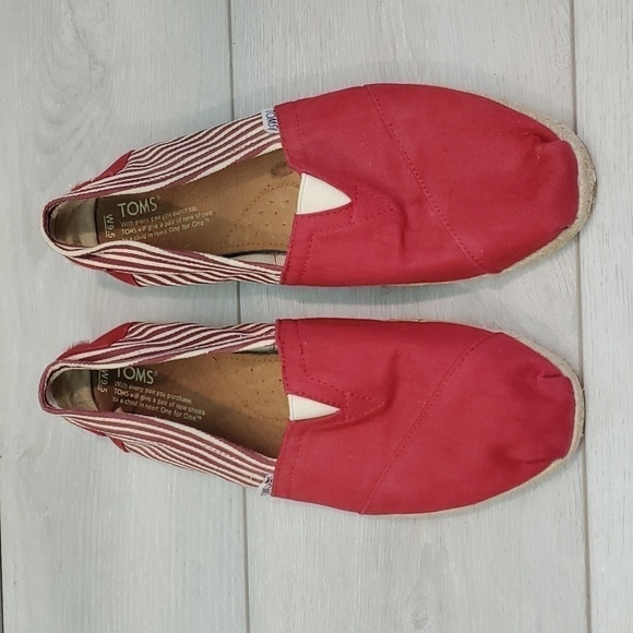 Toms Women Comfort Rope Loafer Slip on flats shoes sz 9.5 - Picture 4 of 11